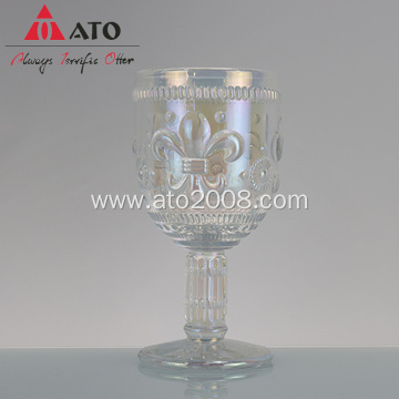 Retro Style Glass Cup Coffee Beer Transparent Cup